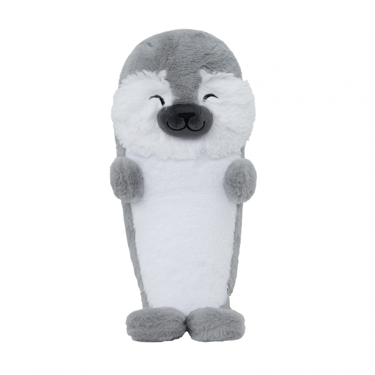 Игрушка мягкая Морской котик Сплюша серый 42 см СмолТойс 7578/СР/42