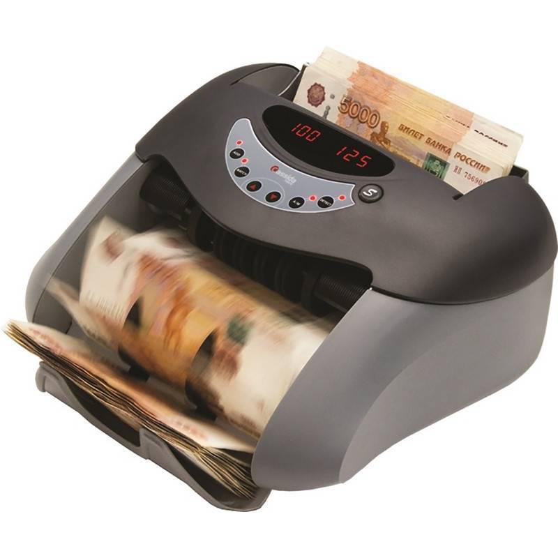 Счетчик банкнот Cassida Tiger I/IR Антистокс, 1200 банк/мин., инфракрасн 619377