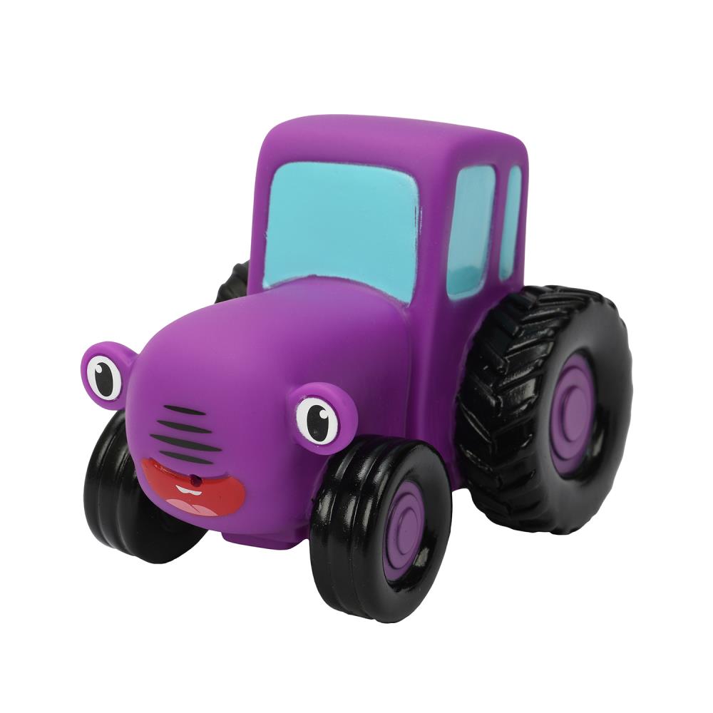 Игрушка пластизоль для ванны Синий Трактор, 10 см. 1 шт. фиолетовый Играем Вместе LX-STPINK-NW