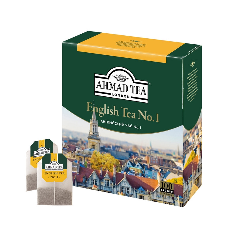Чай Ahmad English N1 черный 100пак/уп 598-08 Ahmad Tea 43907