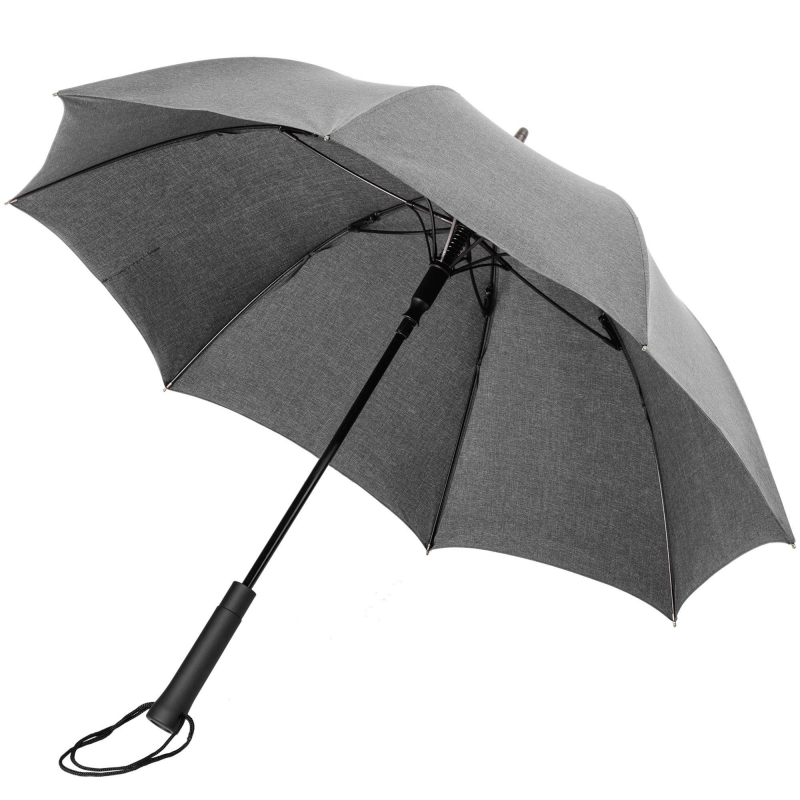 Зонт трость rainVestment, светло-серый меланж,12062.10 1390162 12062,1