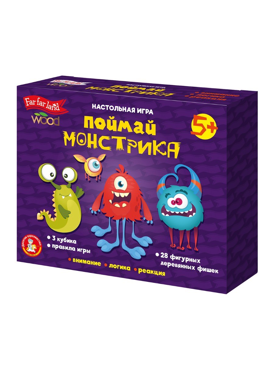 Десятое королевство Игра настольная Поймай монстрика Far far land Wood 05680ДК