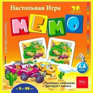 Настольная игра МЕМО 36 карточек "Авторалли" Hatber 36ИнМ_11093