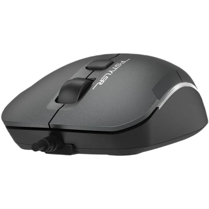 Мышь компьютерная A4Tech Fstyler FM26 серый/черный (800-1600dpi) USB (4but) 1960705 FM26 USB (SMOKY GREY)