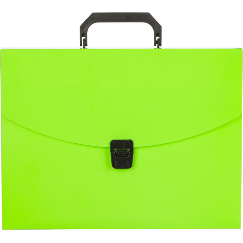 Папка-портфель 1 отделение Attache Neon зеленый 1547493