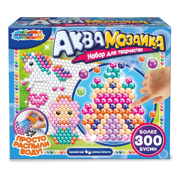 Аквамозаика 300 бусин "Замок" MultiArt AB300-ZAM (48)