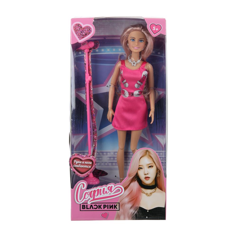 Кукла 29 см. София нарядная, сгибаются руки и ноги, с аксессуарами Карапуз SBP-01-BB-WOD