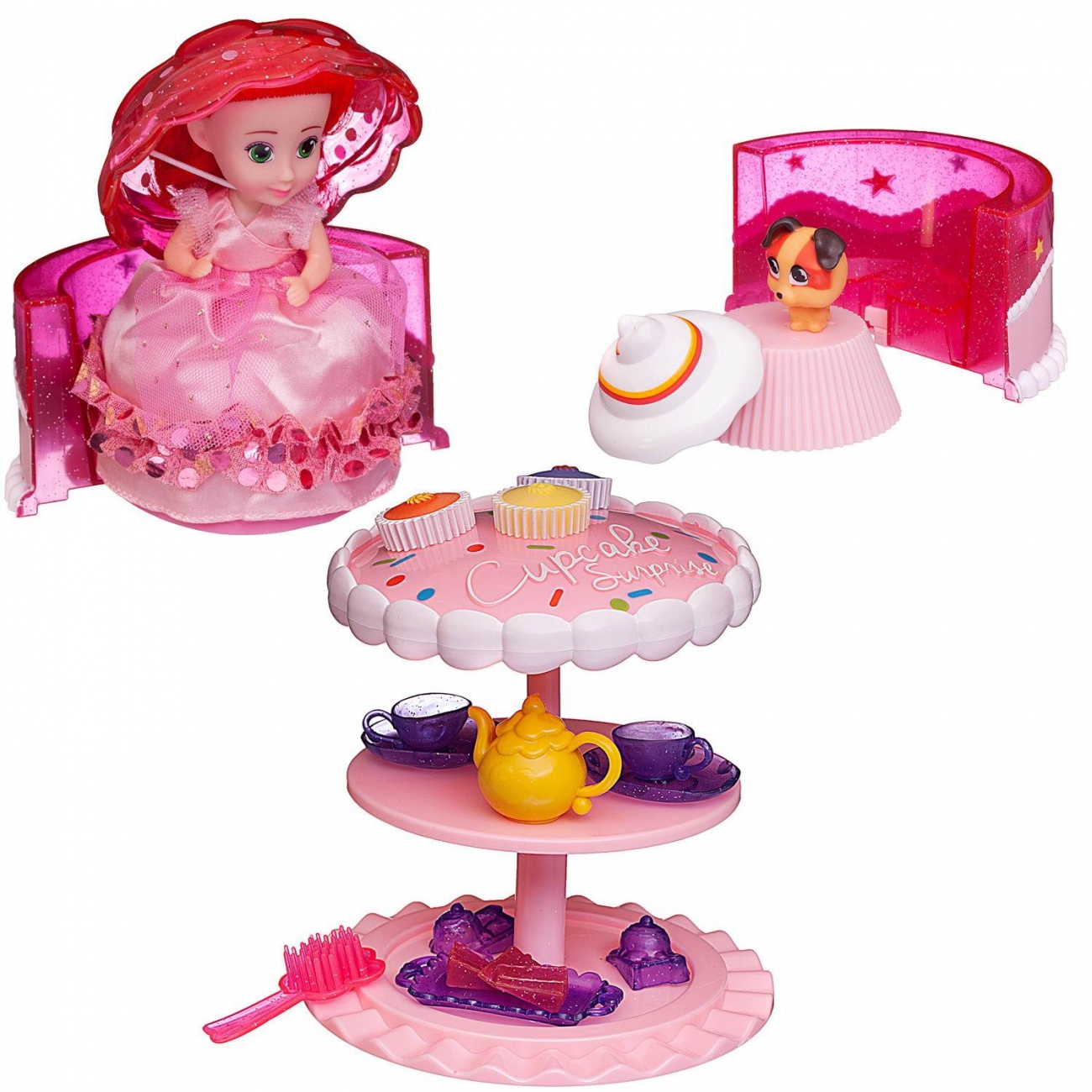 Игровой набор EMCO Cupcake Surprise Чайная вечеринка (розовый) 1136/розовый