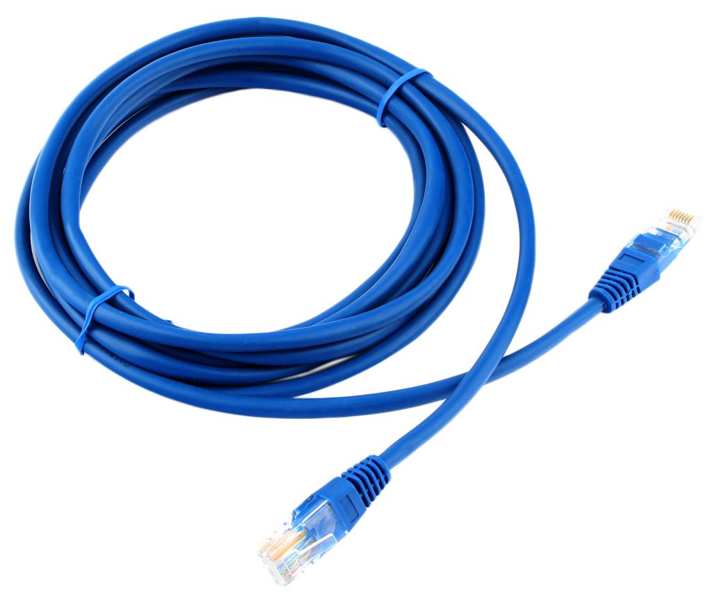 Патч-корд UTP Cablexpert PP10-3M/B кат.5e, 3м, литой (синий) 1114332