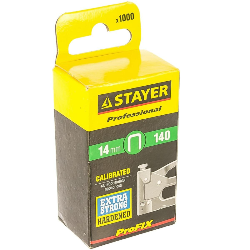 Скобы для степлера закал. тип 140, 14мм, 1000 шт STAYER 31610-14 201901