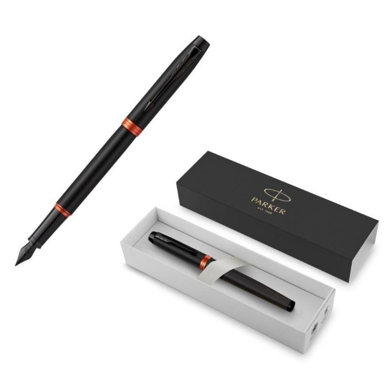 Ручка перьевая Parker IM Professionals Flame Orange BT син0,8мм кор.2172943 1756730