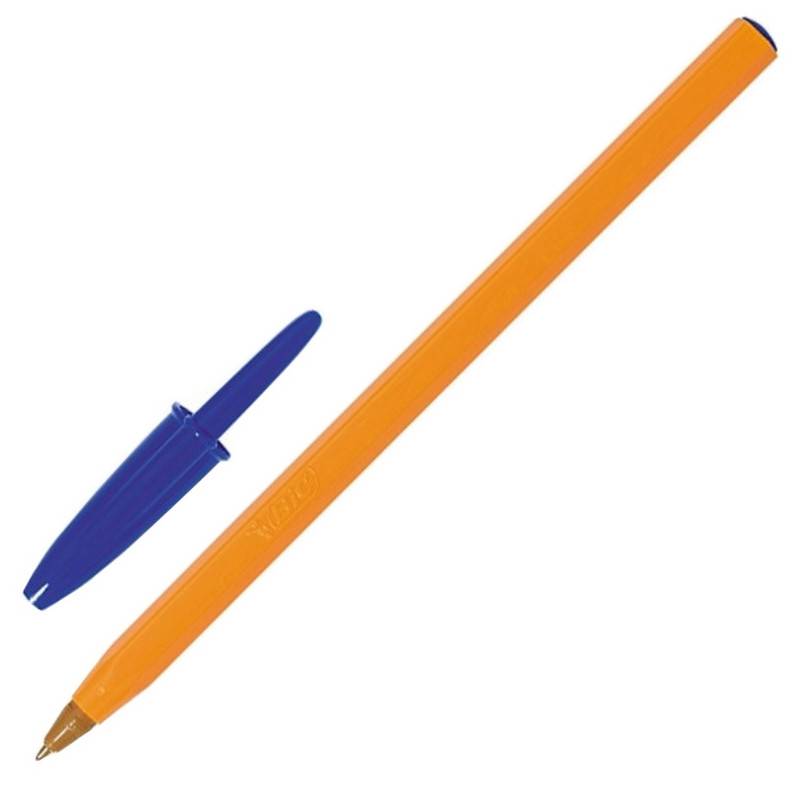 Ручка шариковая одноразовая BIC Orange синяя (толщина линии 0.3 мм) 901990