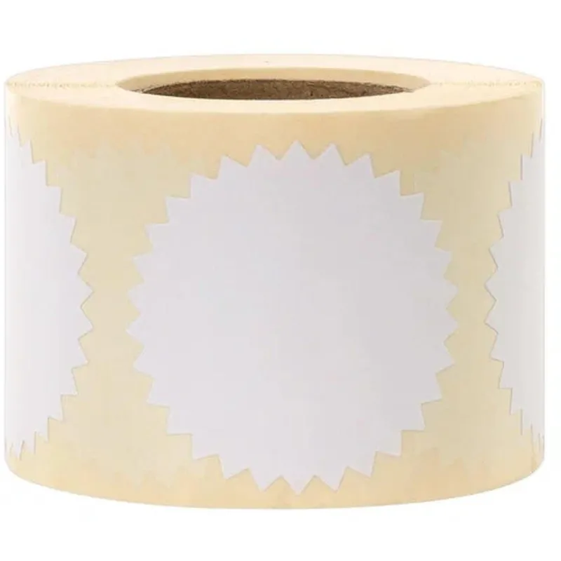 Этикетка для опечатывания документов ЗВЕЗДОЧКА, 55 мм, 500 шт/рул, Белый 2094610