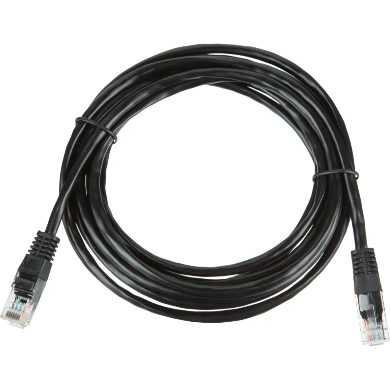 Патч-корд BigTech OPCC010 UTP CCA кат.5e/3м/литой/многожильный (черный) 1883288