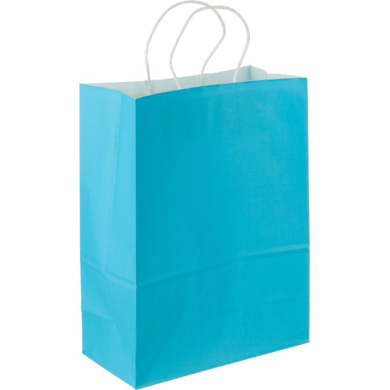 Пакет подарочный крафт 26х33х12см, 120гр, синий, GBZ087 blue 1758546
