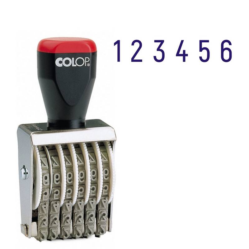 Нумератор ручной Colop 09006 6-разрядный 868545