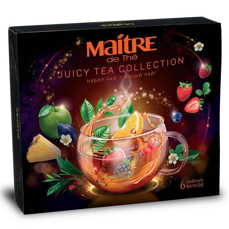 Чай в асс. в пакетиках Maitre с соком, ягодами и травами, 2грx30пак MAITRE de The 1837113 бак039
