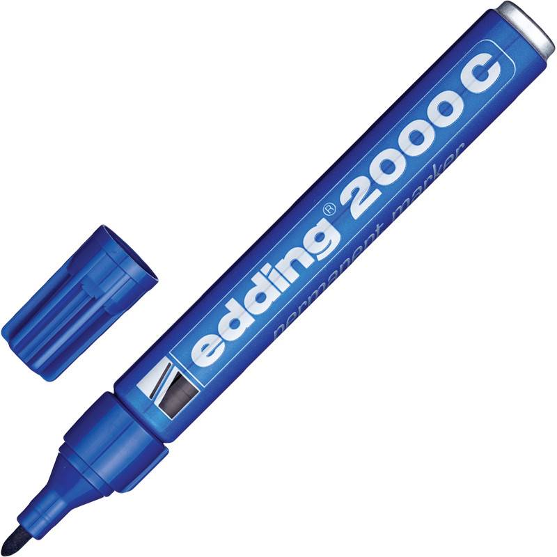 Маркер перманентный Edding E-2000C/3 синий (толщина линии 1.5-3 мм) 261318
