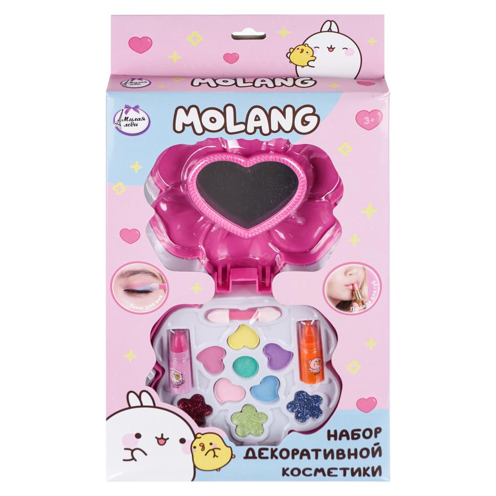 Косметика для девочек Моланг (тени для век с блёстками, помада) Милая Леди 131376-MOL-ML