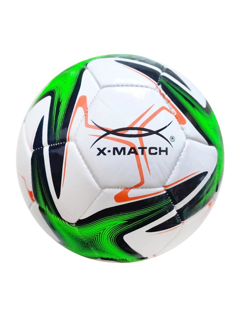 Мяч футбольный 1 слой вспененный PVC, 2.5-2,7 мм. 330-350 гр. Размер 5. X-Match 57102