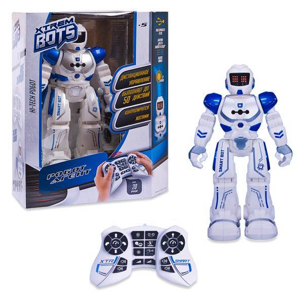 Робот на р/у "Xtrem Bots: Агент, свет/звук Longshore Limited XT30037
