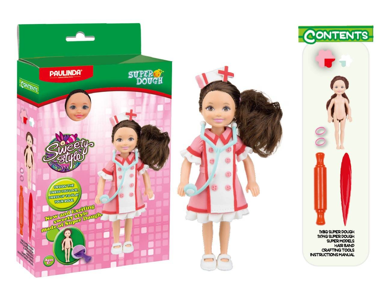 Создай свой стиль "Доктор" набор для создания наряда для куклы PAULINDA 081538-4