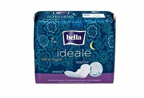 Прокладки Bella Ideale Ultra Night супертонкие 7шт 5900516304843