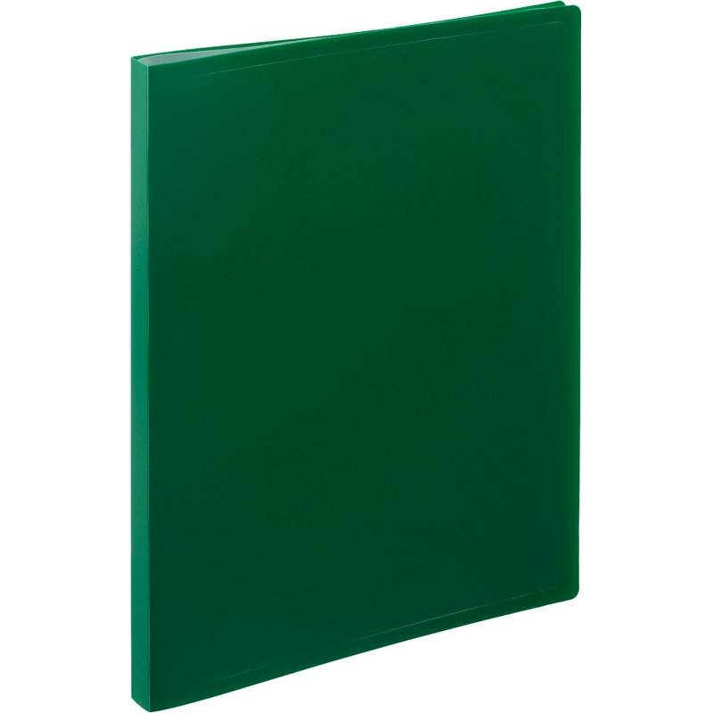 Папка файловая на 20 файлов Attache A4 16 мм зеленая (толщина обложки 0.4 мм) 710153