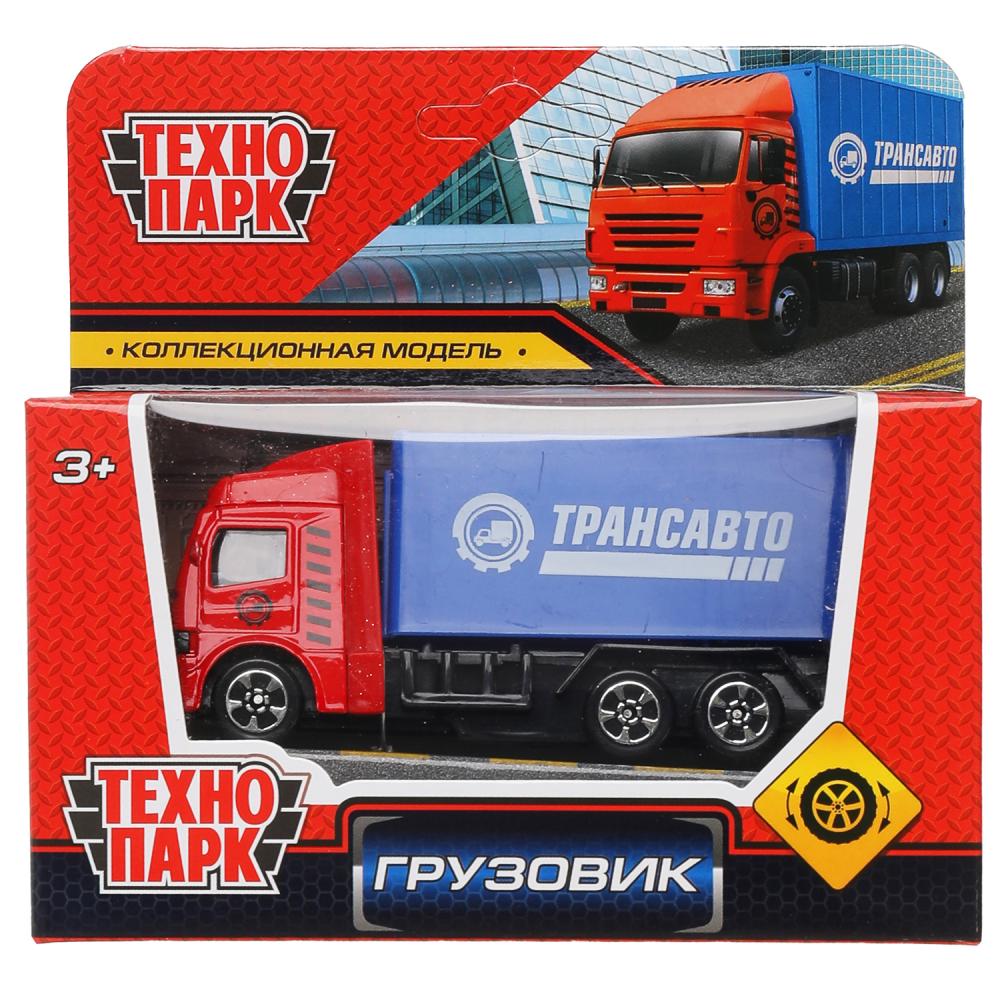 Машина металл Грузовик, 10,5 см. красный Технопарк 1710I148-R