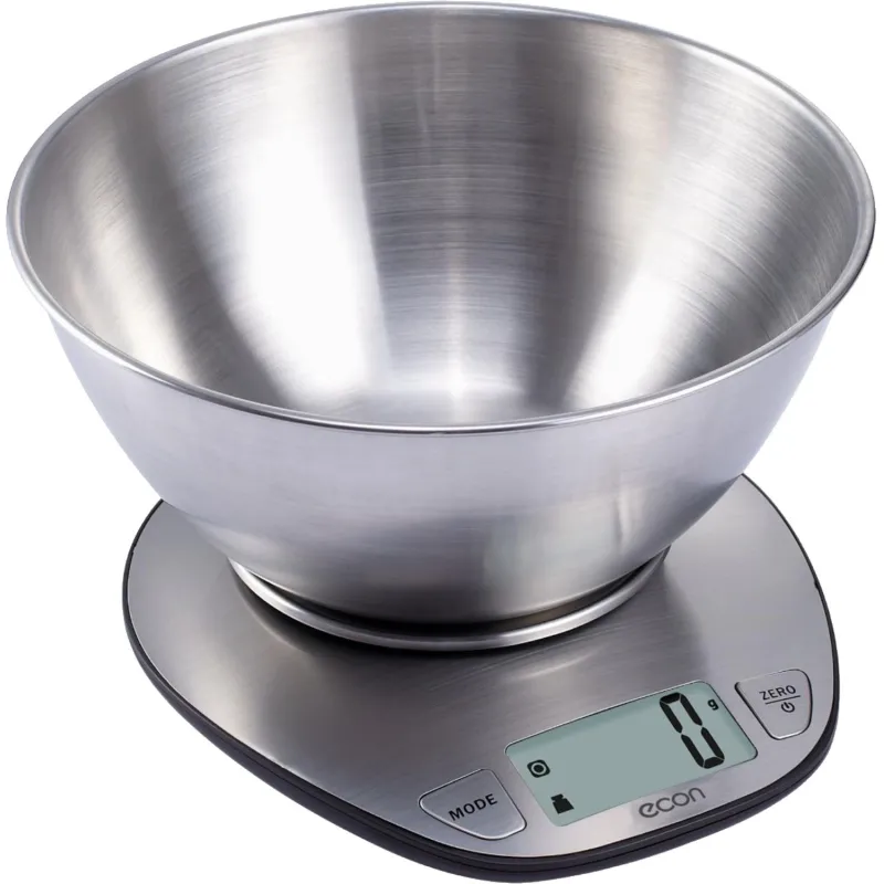 Весы Econ ECO-BS356K,кухонные электронные,стальная чаша объемом 1,8 л 2344829