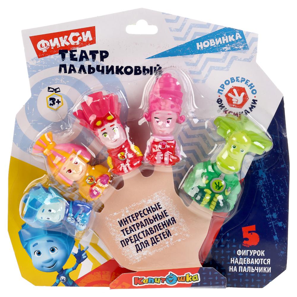 Игрушка пластизоль для ванны Фиксики пальчиковый театр Играем Вместе LXPT-FIX