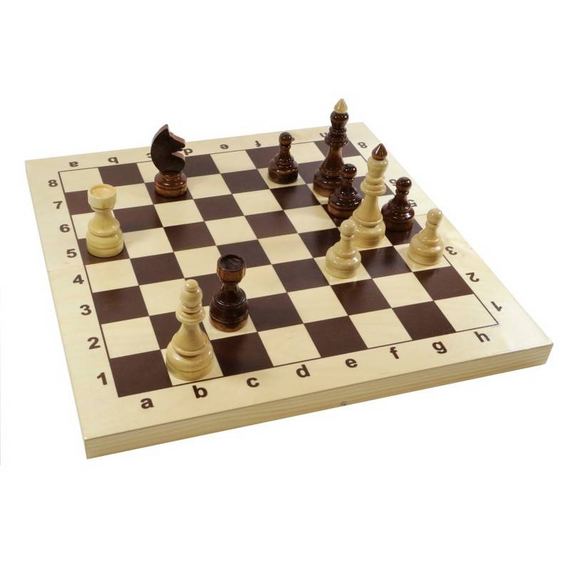 Настольная игра Шахматы Гроссмейстерские деревянные 43х43см арт.02846 Десятое королевство 1063087