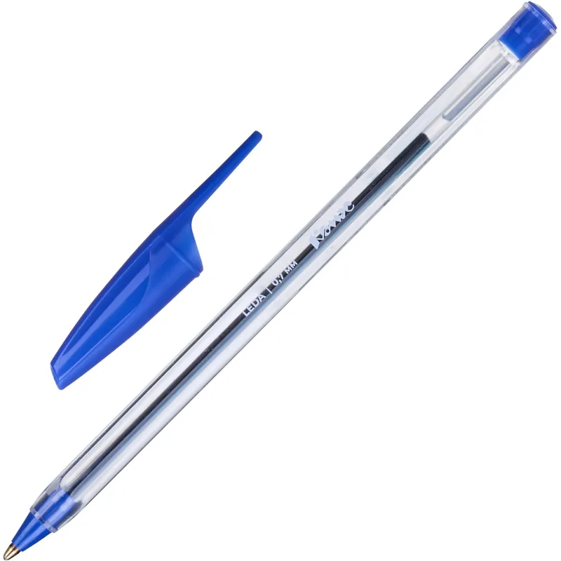 Ручка шариковая Комус Leda, д.ш. 1 мм, синяя 2005563