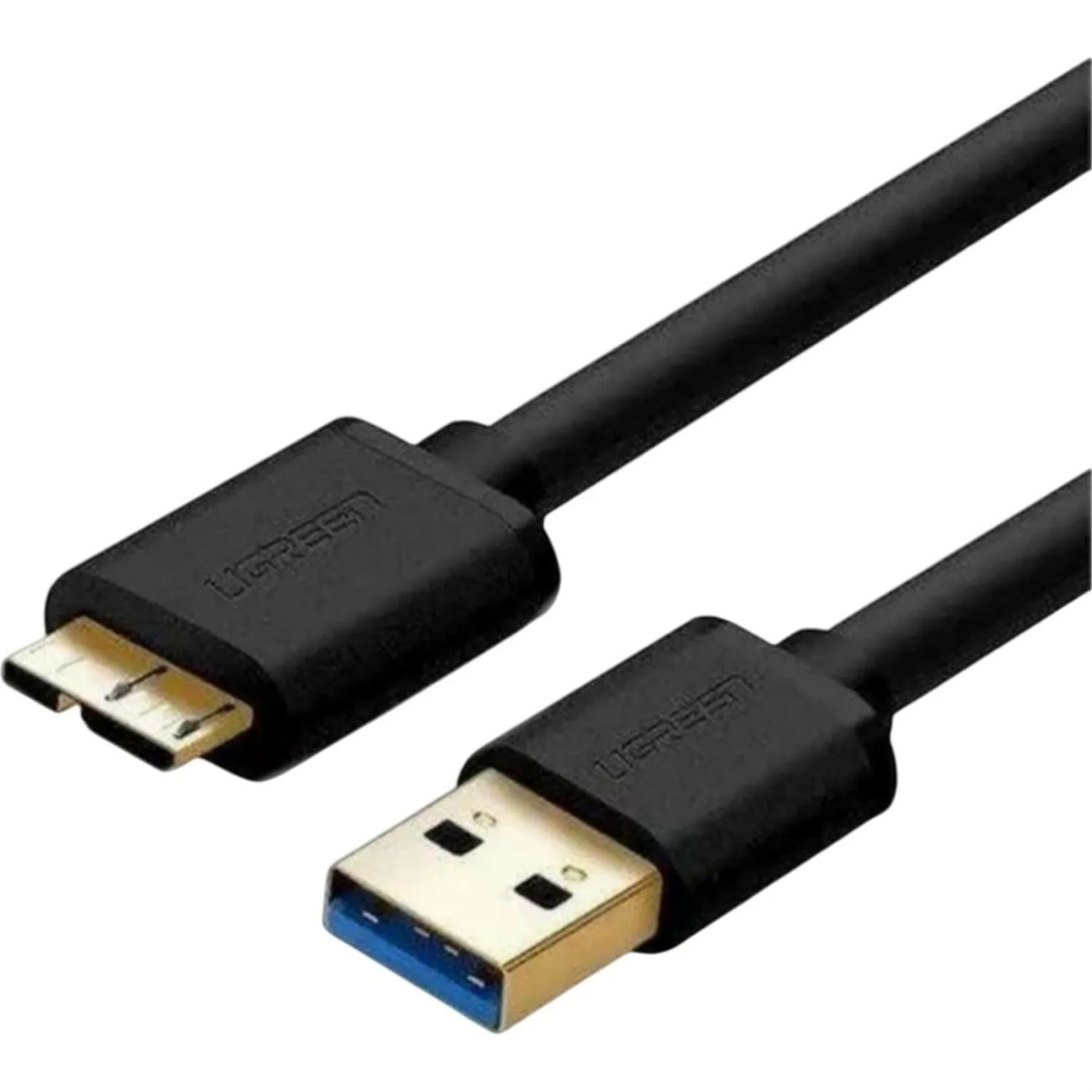 Кабель UGREEN US130 (10841) USB 3.0 A Male to Micro USB/B 3.0 Male 1м черн 2418852 10841_