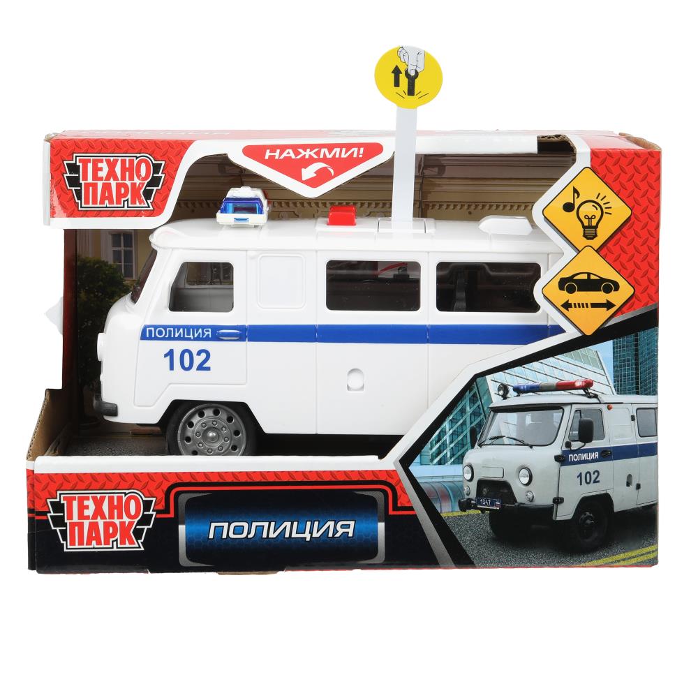 Машина "Полиция" 16 см. инерционная, свет-звук Технопарк 2311A0116
