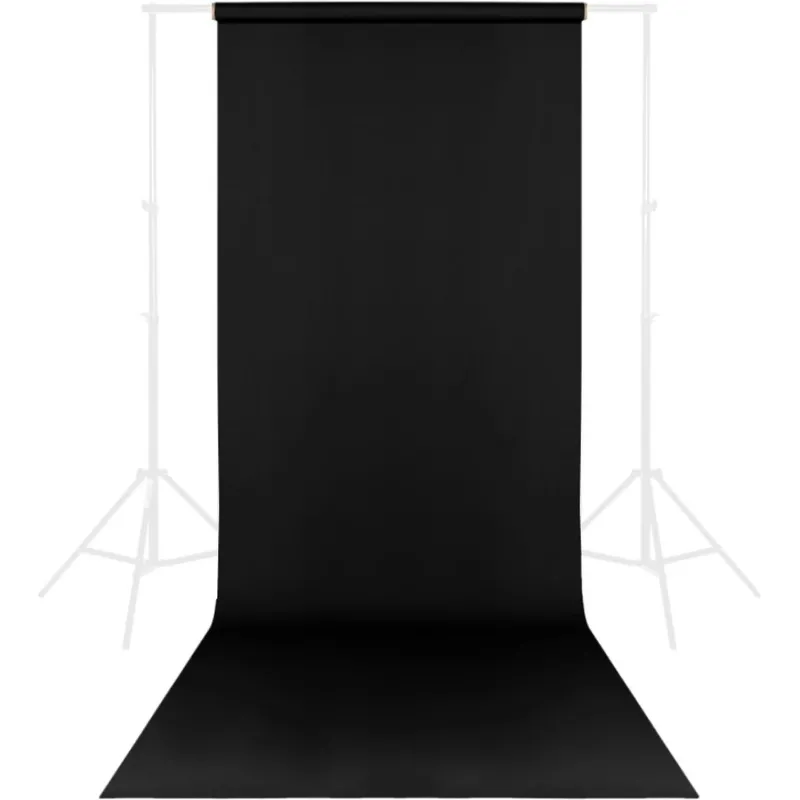 Фон бумажный Raylab 009 Black Черный 2.72x11 м 2199660