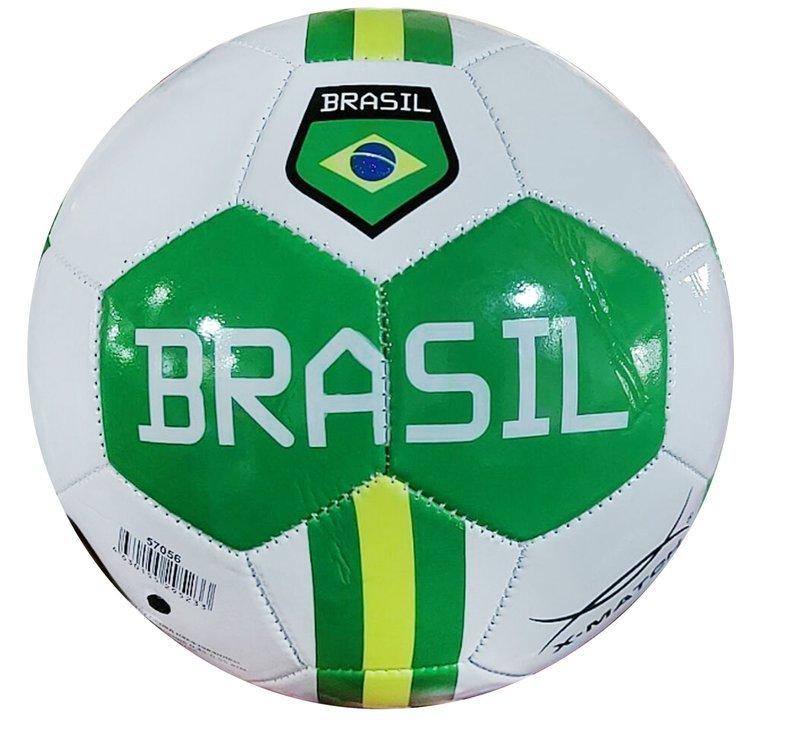 Мяч футбольный X-Match Бразилия, 1 слой PVC 1,6 мм, размер 6 X-Match 57056