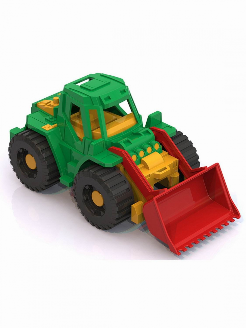 НОРДПЛАСТ Трактор Дон 10х10,5х20см зеленый Н-153/зеленый