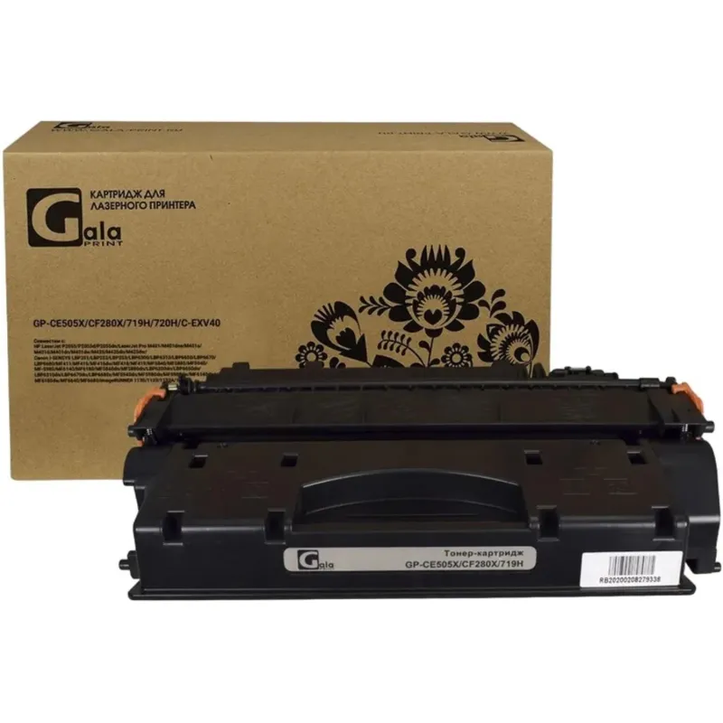 Картридж лазерный Galaprint CE505X /CF280X/719H/720H/C-EXV40 для HP/Canon 1372883 GP_719H