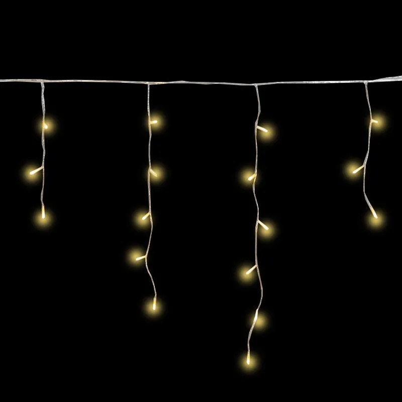 Гирлянда светодиодная АЙСИКЛ (бахрома) 5х0,6м, IP44, 112LED Теп бел 255-526 Neon-Night 1845305