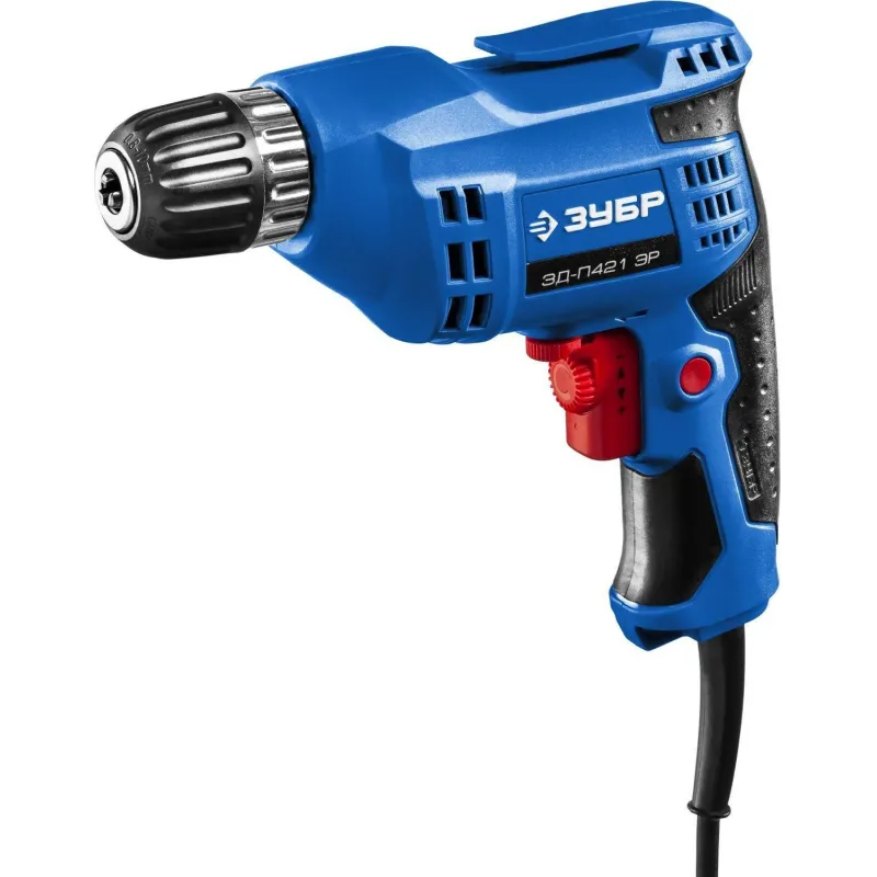 Дрель безударная ЗУБР ЗД-П421 ЭР, 420 Вт 1672180