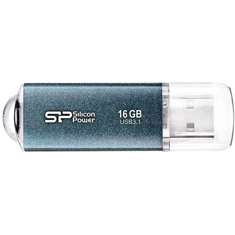 Флеш-память Silicon Power Marvel M01 16 Gb USB 3.1 G1 серебристая SP016GBUF3M01V1B 251474