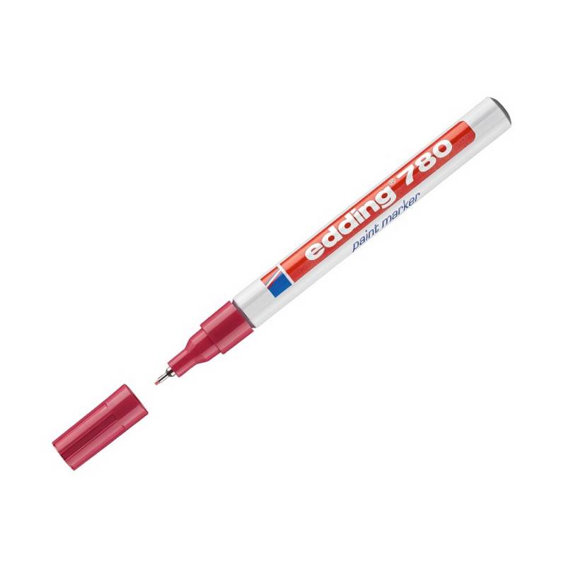 Маркер лаковый Edding красный (толщина линии 0.8 мм) 1183520