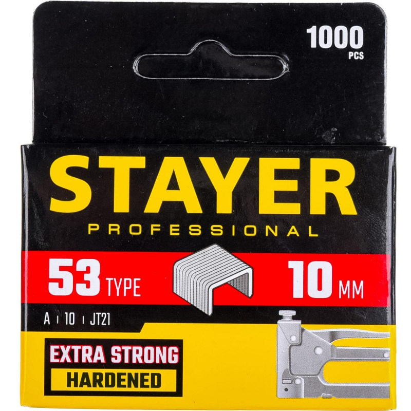 Скобы для степлера 10 мм тип 53 1000 шт STAYER 3159-10_z02 1245099