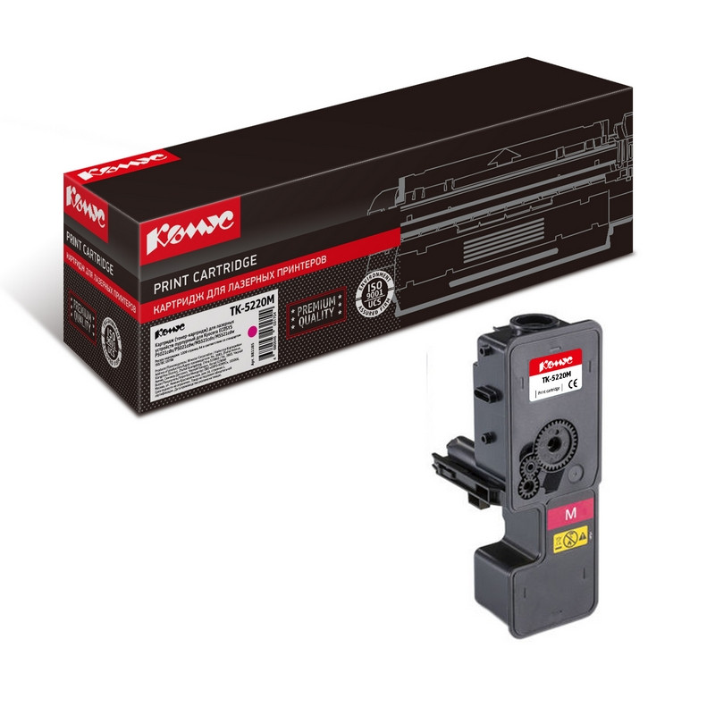 Тонер-картридж Комус TK-5220M пурп. для Kyocera ECOSYS M5521 881185