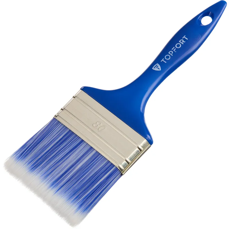Кисть плоская акриловая TOPFORT Aqua Performance 80х15 2129345