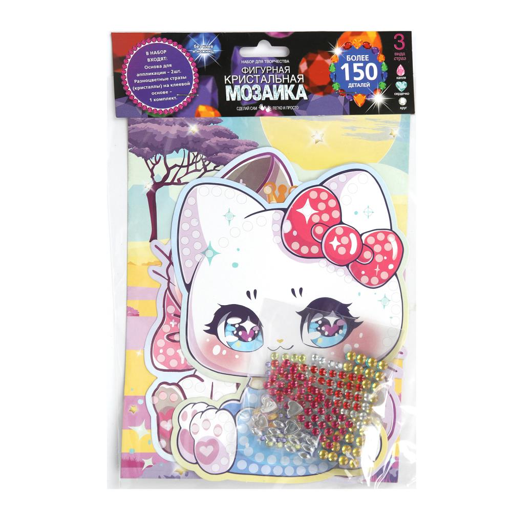 Кристальная мозаика фигурная "Кавайные" MultiArt CRYSTFIG-114798