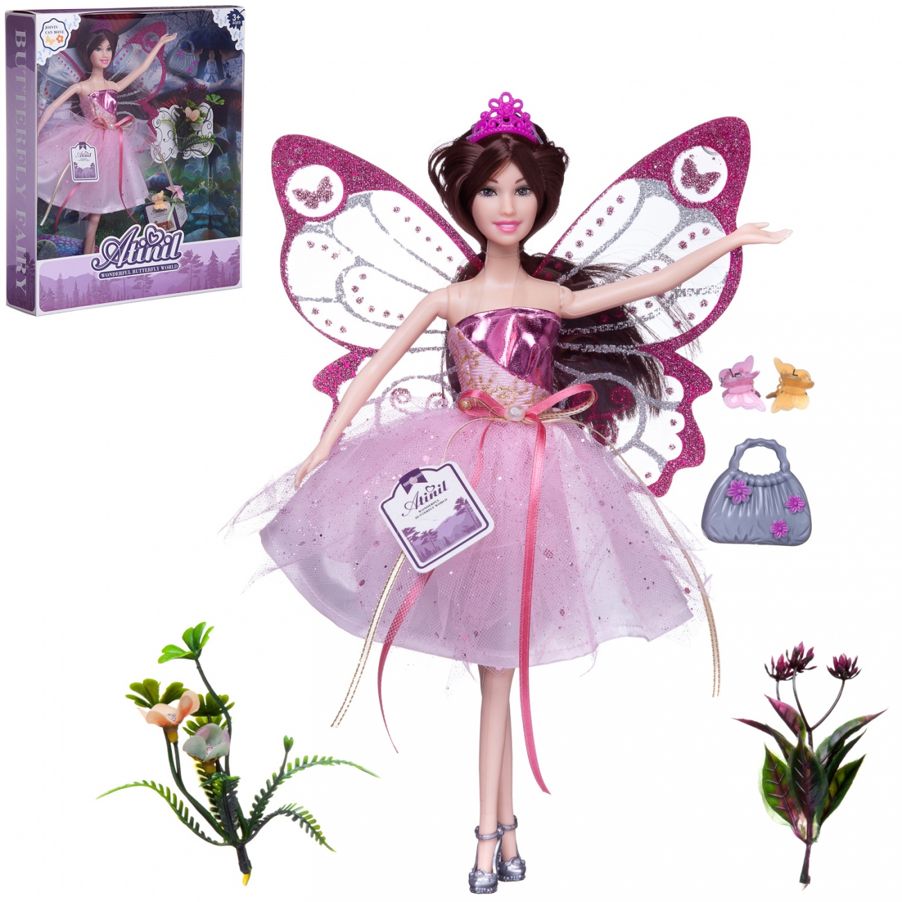Кукла Junfa Atinil Фея в нежно-розовом платье, 28см WJ-22330