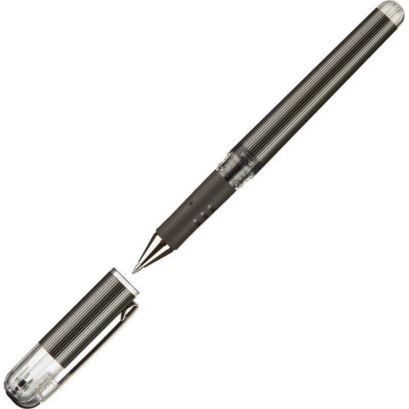 Ручка гелевая Pentel Hybrid gel Grip DX черная (толщина линии 0.35 мм) 769657