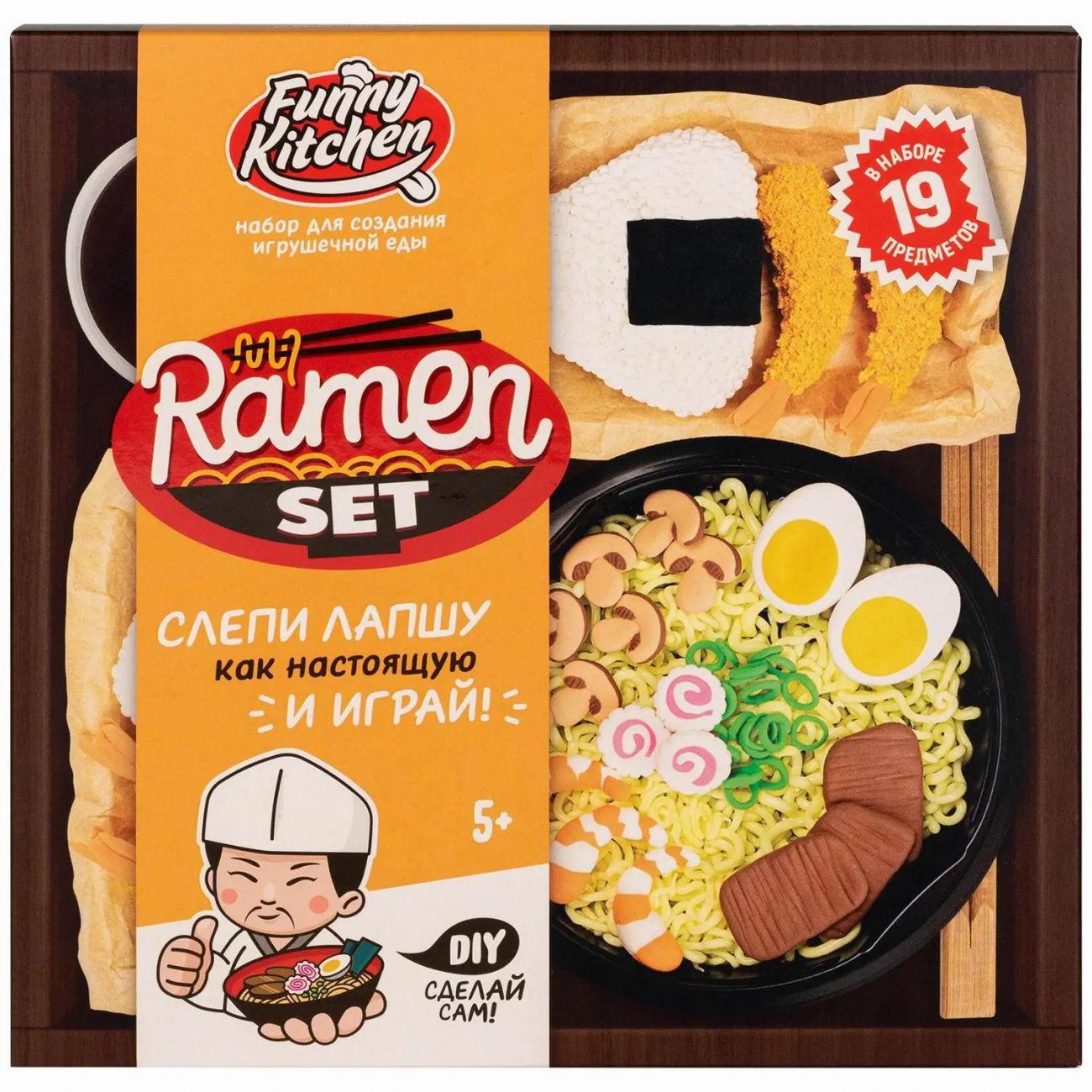 Набор Slime лаборатория Funny Kitchen Ramen set SS500-40217
